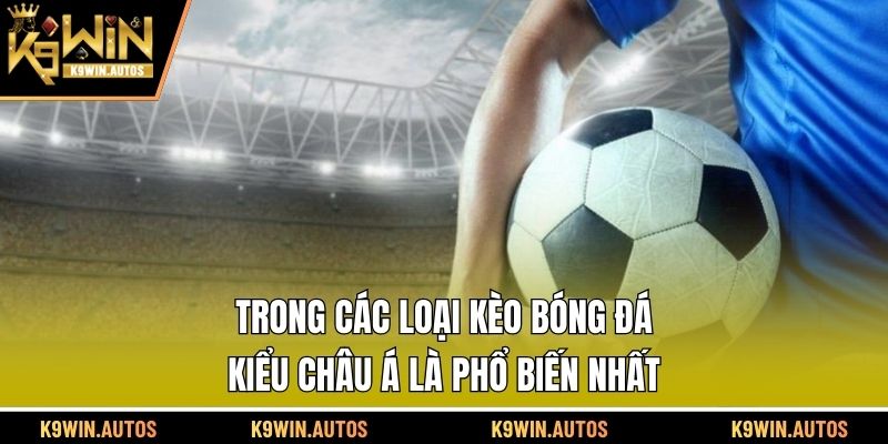 Trong các loại kèo bóng đá, kiểu châu Á là phổ biến nhất